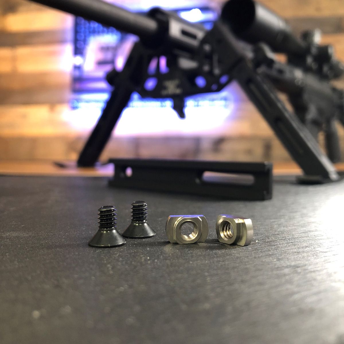 M-LOK Nuts Stainless (2 Pack) With Screws