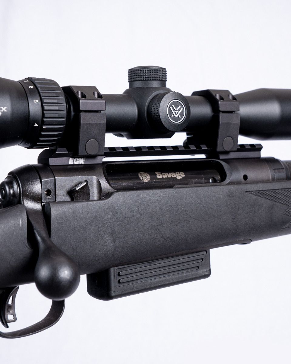 Hunter Series Savage Round Back & Ultralite Long Action & 220 Slug Gun Picatinny Rail 0 MOA